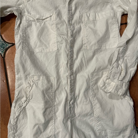 Frank & Eileen Crisp White Jumpsuit - Picture 3 of 7